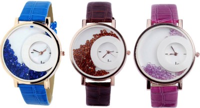 Shivam Retail SR-07 Stylish Moving Beads Different Color Pack Of 3 Watch  - For Girls   Watches  (Shivam Retail)