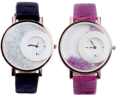 Shivam Retail Stylish Moving White And Purple Beads Watch  - For Women   Watches  (Shivam Retail)
