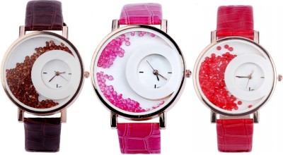 Shivam Retail SR-13 Stylish Moving Beads Different Color Pack Of 3 Watch  - For Girls   Watches  (Shivam Retail)