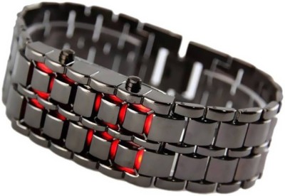 Shivam Retail Metal RED LED Digital-090 Watch  - For Men   Watches  (Shivam Retail)