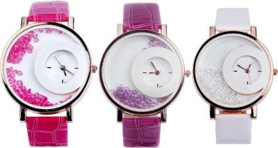 Shivam Retail SR-19 Stylish Moving Beads Different Color Pack Of 3 Watch  - For Girls   Watches  (Shivam Retail)