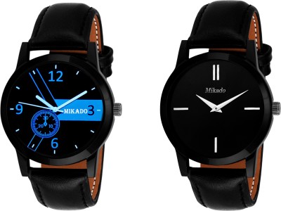 Mikado Furious Multi color casual analog watches for boys and men's(pack of 2,casual,formal&party wedding watches set with 1 year warrenty) Analog Watch  - For Men   Watches  (Mikado)