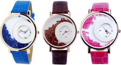 Shivam Retail SR-06 Stylish Moving Beads Different Color Pack Of 3 Watch  - For Girls   Watches  (Shivam Retail)