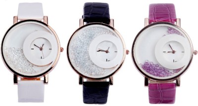 Shivam Retail SR-34 Stylish Moving Beads Different Color Pack Of 3 Watch  - For Girls   Watches  (Shivam Retail)