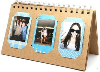 

Caiul Paper Book Album(Photo Size Supported: 2.1 in × 3.4 in, Instax Mini Film)