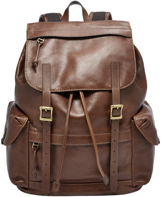 Fossil DEFENDER RUCKSACK BROWN 20.8 L Backpack(Brown)