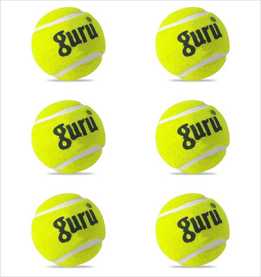 

Guru Cricket Tennis Ball (Pack of 6, YELLOW) Size: Standard Cricket Tennis Ball(Pack of 6, Yellow)