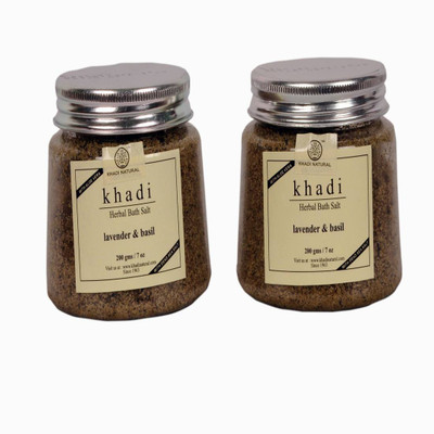 

Khadi Natural KHADI NATURAL LAVENDER BASIL BATH SALT(2 PACKS)(400 g)