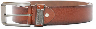 Belt Men Casual, Formal Brown Genuine Leather Belt