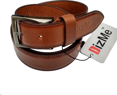 

DizMe Men Party, Casual, Formal Brown Genuine Leather Belt