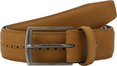 

Park Avenue Men Brown Genuine Leather Belt, Dark brown
