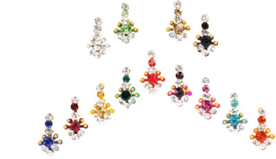 

Instabuyz Designer bindi Forehead Multicolor Bindis(Medium)
