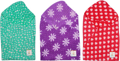 

Ole Baby Printed  Swadding Baby Blanket(Microfiber, Purple