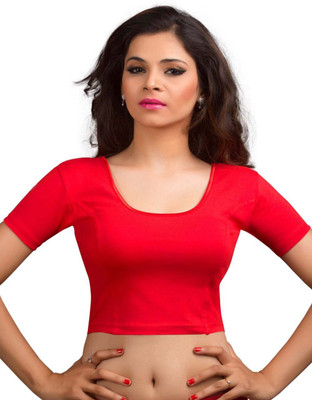 Vamas Round Neck Women's Stitched Blouse available at flipkart for Rs.480