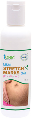 

Ionic MSM Stretch Mark Gel for GYM & Pregnancy Marks (MSM - Organic Sulfur a Natural Beauty Mineral)(100 ml)