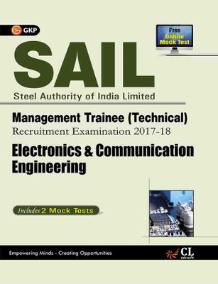 Sail Electronics & Communication Engineering Management Trainee (Technical) 2017-18  - Includes 2 Mock Tests 6 Edition(English, Paperback, unknown)