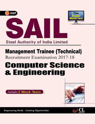 Sail Computer Science & Engineering Management Trainee (Technical) 2017-18  - Includes 2 Mock Tests 6 Edition(English, Paperback, unknown)