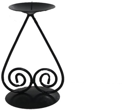 

Sarvsiddhi Handcrafted Decorative Tea - Light Holder Iron Tealight Holder(Black, Pack of 1)