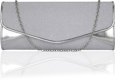 Kleio Party Silver Clutch