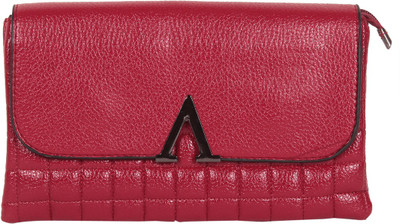 

ZORNNA Casual Maroon Clutch