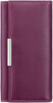

Visconti Casual Purple, Red Clutch
