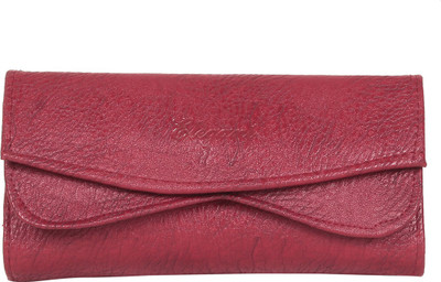 

ZORNNA Casual Maroon Clutch