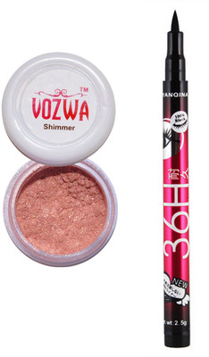 

VOZWA Copper Shimmer Powder, Sketch Eye Liner(Set of 2)