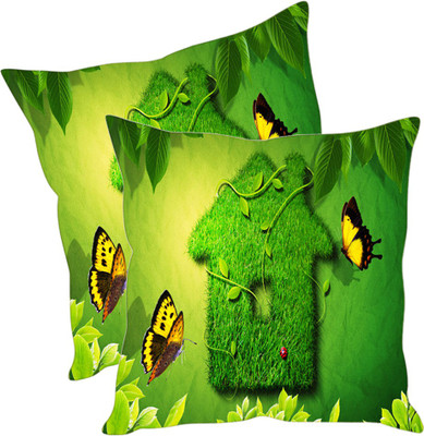 

Sleep Nature's Printed Cushions Cover(Pack of 2, 30.63 cm*30.63 cm, Multicolor)