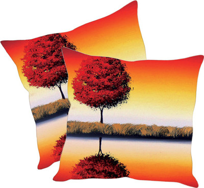

Sleep Nature's Printed Cushions Cover(Pack of 2, 40.63 cm*40.63 cm, Multicolor)