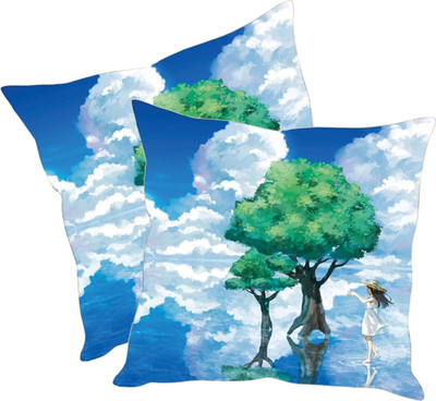 

Sleep Nature's Printed Cushions Cover(Pack of 2, 30.63 cm*30.63 cm, Multicolor)