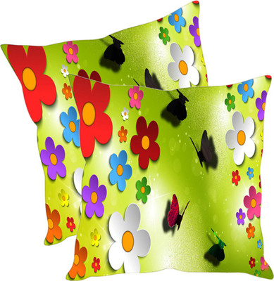 

Sleep Nature's Printed Cushions Cover(Pack of 2, 40.63 cm*40.63 cm, Multicolor)