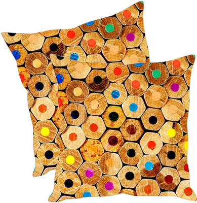 

Sleep Nature's Printed Cushions Cover(Pack of 2, 30.63 cm*30.63 cm, Multicolor)