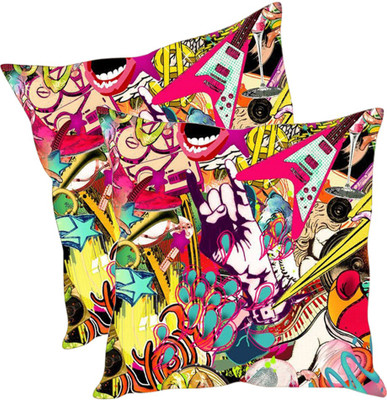 

Sleep Nature's Printed Cushions Cover(Pack of 2, 30.63 cm*30.63 cm, Multicolor)