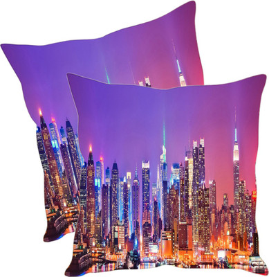 

Sleep Nature's Printed Cushions Cover(Pack of 2, 40.63 cm*40.63 cm, Multicolor)