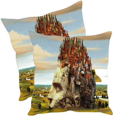 

Sleep Nature's Printed Cushions Cover(Pack of 2, 40.63 cm*40.63 cm, Multicolor)