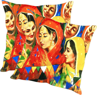 

Sleep Nature's Printed Cushions Cover(Pack of 2, 30.63 cm*30.63 cm, Multicolor)