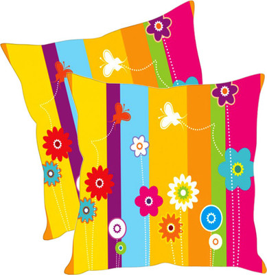 

Sleep Nature's Printed Cushions Cover(Pack of 2, 30.63 cm*30.63 cm, Multicolor)