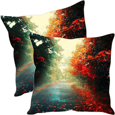 

Sleep Nature's Printed Cushions Cover(Pack of 2, 40.63 cm*40.63 cm, Multicolor)