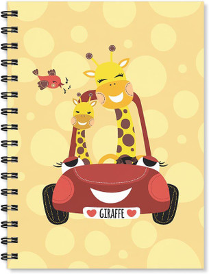 

100yellow A5 Notebook(Printed Wire Bound High Quality Notebook /170 Ruled Pages Inside/ Digital Print Cover/ Designer Notepads- Ideal For gift, Multicolor)