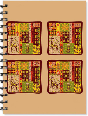 

100yellow A5 Notebook(Printed Wire Bound High Quality Notebook /170 Ruled Pages Inside/ Digital Print Cover/ Designer Notepads- Ideal For gift, Multicolor)