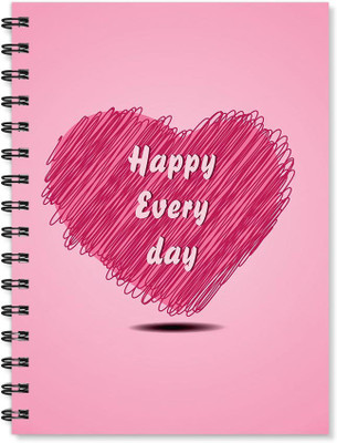 

100yellow A5 Notebook(Printed Wire Bound High Quality Notebook /170 Ruled Pages Inside/ Digital Print Cover/ Designer Notepads- Ideal For gift, Multicolor)