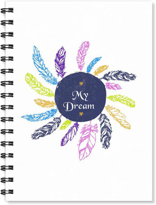 

100yellow A5 Notebook(Printed Wire Bound High Quality Notebook /170 Ruled Pages Inside/ Digital Print Cover/ Designer Notepads- Ideal For gift, Multicolor)