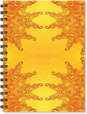 

100yellow A5 Notebook(Printed Wire Bound High Quality Notebook /170 Ruled Pages Inside/ Digital Print Cover/ Designer Notepads- Ideal For gift, Multicolor)