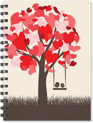 

100yellow A5 Notebook(Printed Wire Bound High Quality Notebook /170 Ruled Pages Inside/ Digital Print Cover/ Designer Notepads- Ideal For gift, Multicolor)