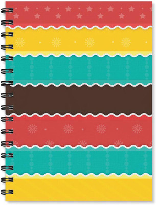 

100yellow A5 Notebook(Printed Wire Bound High Quality Notebook /170 Ruled Pages Inside/ Digital Print Cover/ Designer Notepads- Ideal For gift, Multicolor)