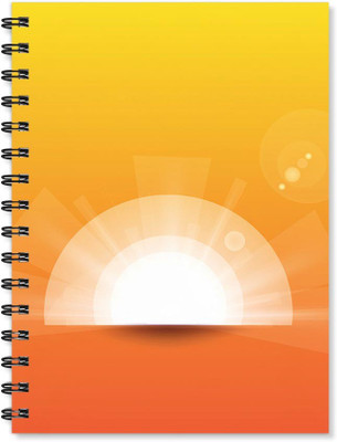 

100yellow A5 Notebook(Printed Wire Bound High Quality Notebook /170 Ruled Pages Inside/ Digital Print Cover/ Designer Notepads- Ideal For gift, Multicolor)