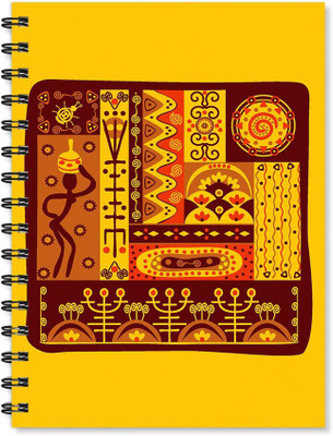 

100yellow A5 Notebook(Printed Wire Bound High Quality Notebook /170 Ruled Pages Inside/ Digital Print Cover/ Designer Notepads- Ideal For gift, Multicolor)