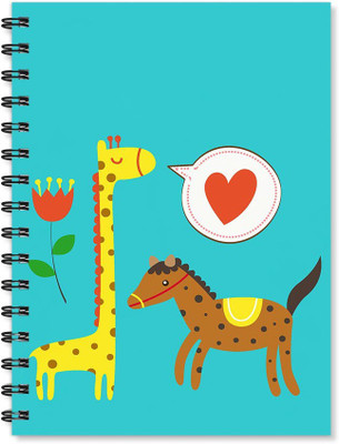 

100yellow A5 Notebook(Printed Wire Bound High Quality Notebook /170 Ruled Pages Inside/ Digital Print Cover/ Designer Notepads- Ideal For gift, Multicolor)