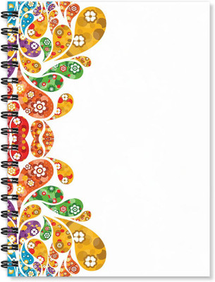 

100yellow A5 Notebook(Printed Wire Bound High Quality Notebook /170 Ruled Pages Inside/ Digital Print Cover/ Designer Notepads- Ideal For gift, Multicolor)