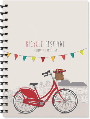 

100yellow A5 Notebook(Printed Wire Bound High Quality Notebook /170 Ruled Pages Inside/ Digital Print Cover/ Designer Notepads- Ideal For gift, Multicolor)